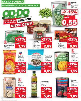 Kaufland 7.8. - 13.8. - Kaufland Bánovce nad Bebravou