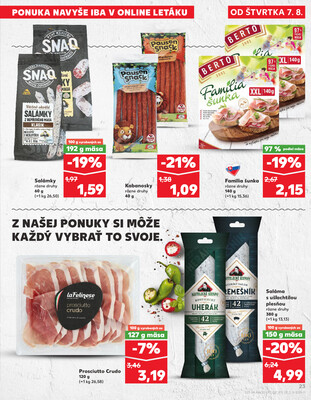 Kaufland 7.8. - 13.8. - Kaufland Prievidza (Necpaly)