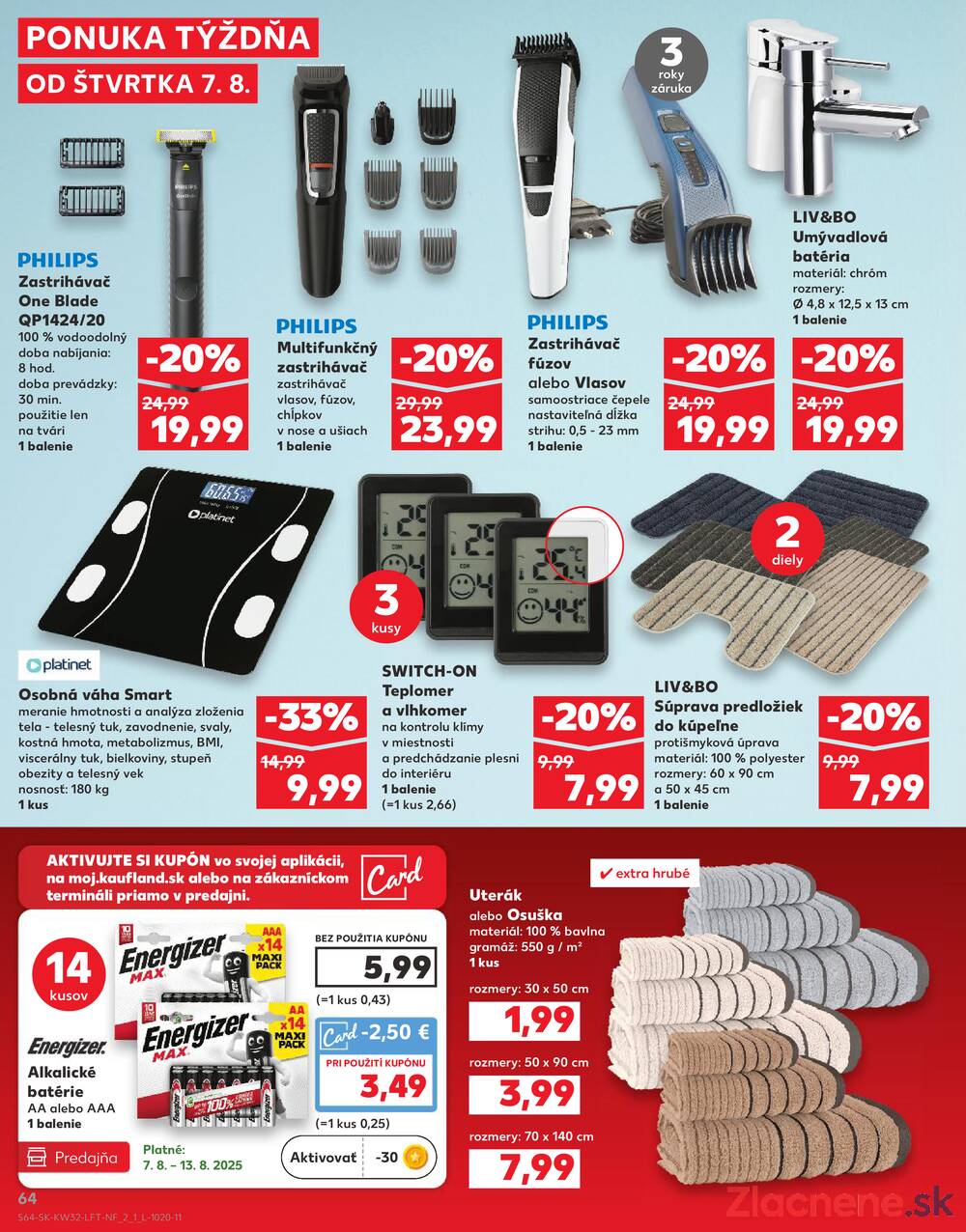 Leták Kaufland - Kaufland 7.8. - 13.8. - Kaufland Nitra-Chrenova - strana 64