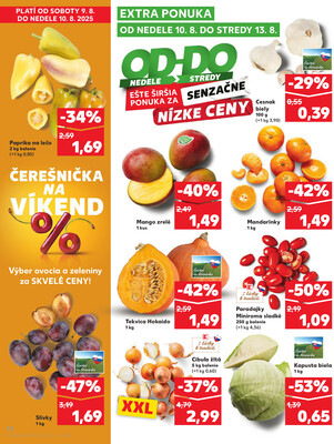 Kaufland 7.8. - 13.8. - Kaufland Komárno