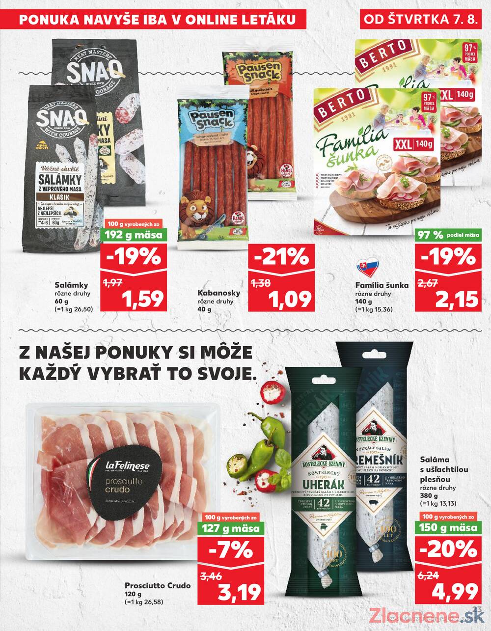 Leták Kaufland - Kaufland 7.8. - 13.8. - Kaufland Topoľčany - strana 23