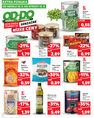 Kaufland 7.8. - 13.8. - Kaufland Topoľčany