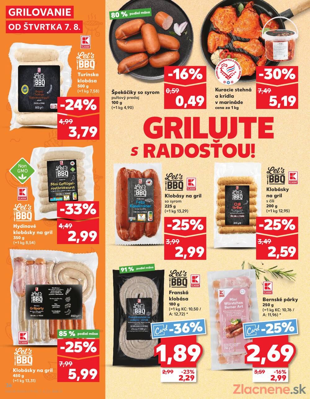 Leták Kaufland - Kaufland 7.8. - 13.8. - Kaufland Čadca - strana 36
