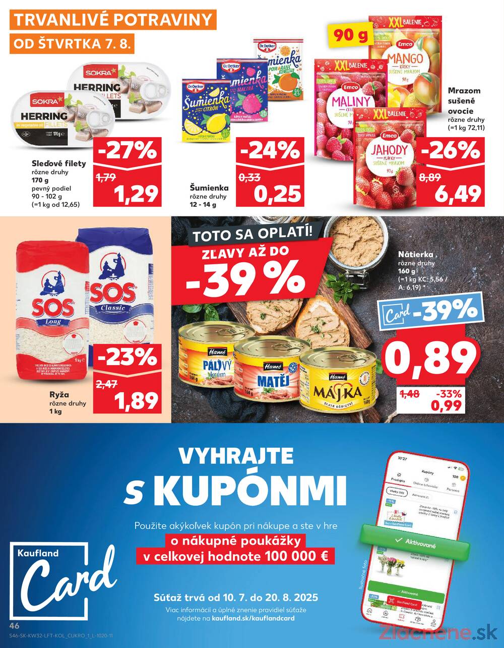 Leták Kaufland - Kaufland 7.8. - 13.8. - Kaufland Skalica - Mallého - strana 46