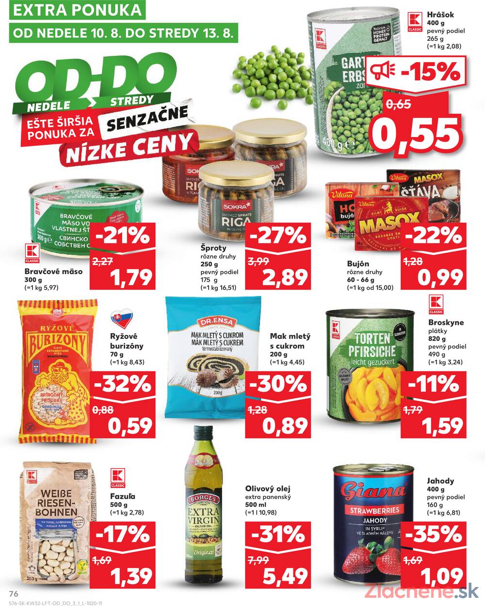 Leták Kaufland - Kaufland 7.8. - 13.8. - Kaufland Skalica - Mallého - strana 76