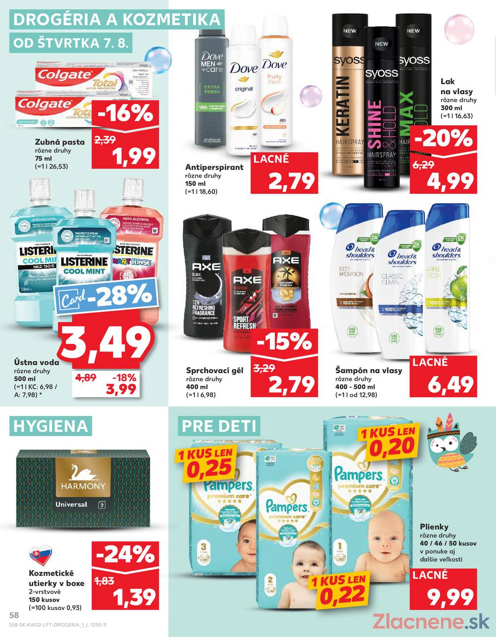 Leták Kaufland - Kaufland 7.8. - 13.8. - Kaufland Nové Zámky - strana 58