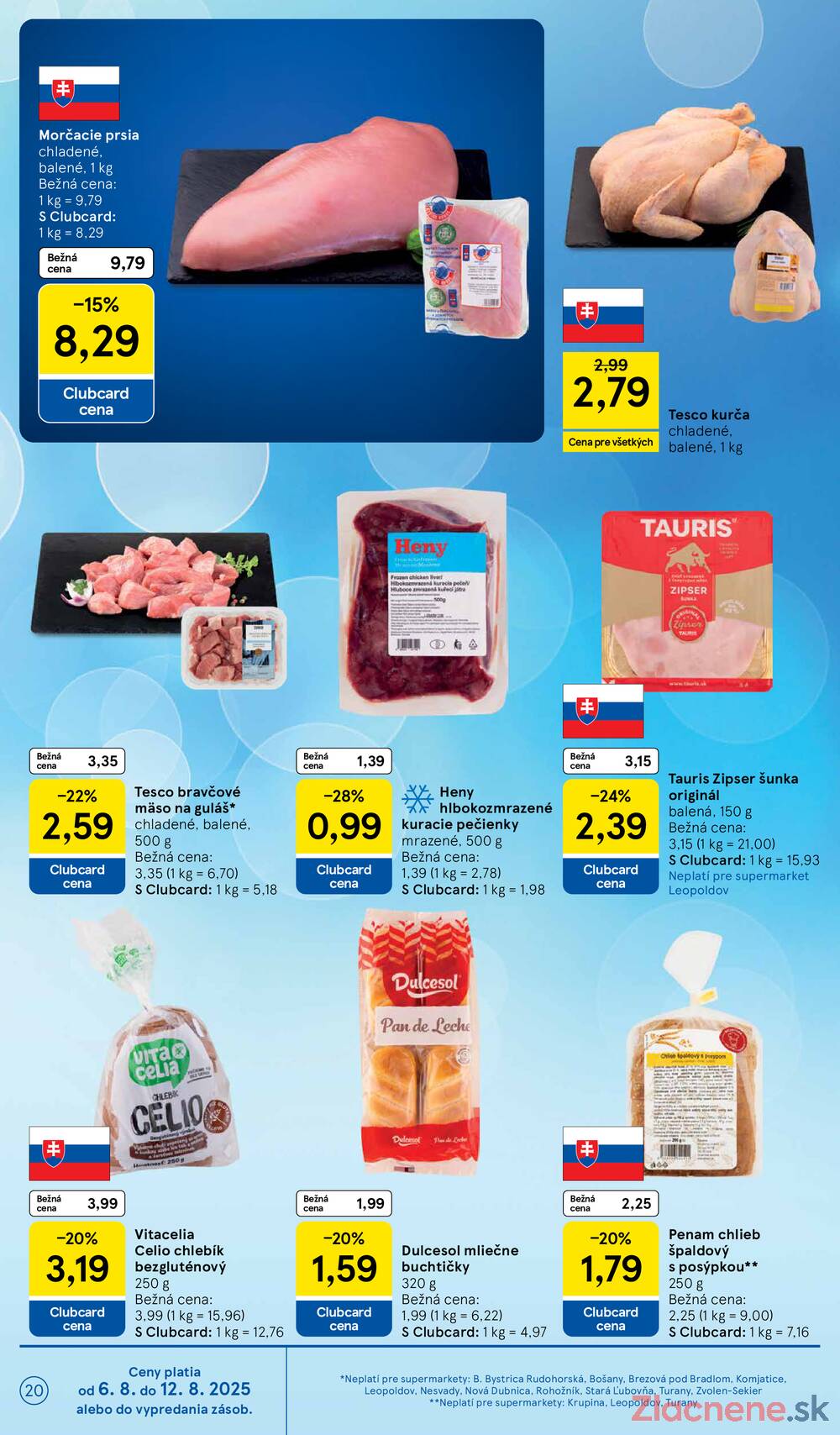 Leták Tesco - Tesco supermarkety od 6.8. do 12.8.2025 - strana 20 Leták Tesco - Tesco supermarkety od 6.8. do 12.8.2025 - strana 20