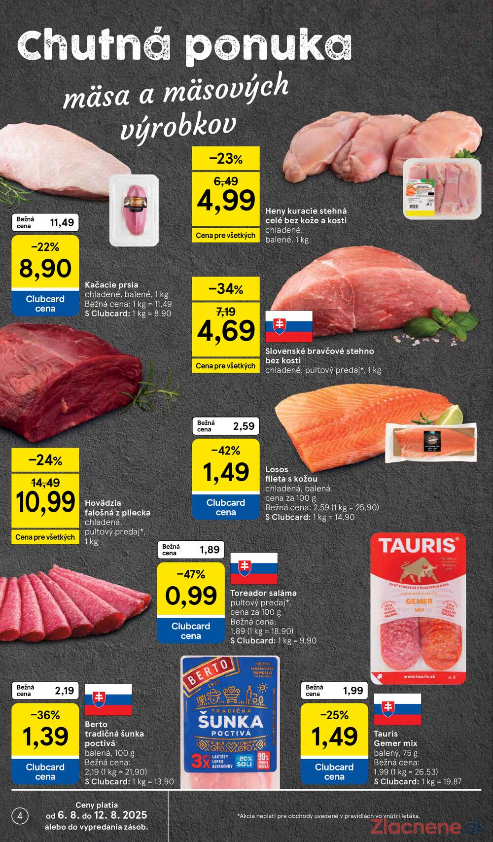 Leták Tesco - Tesco malé hypermarkety od 6.8. do 12.8.2025 - strana 4