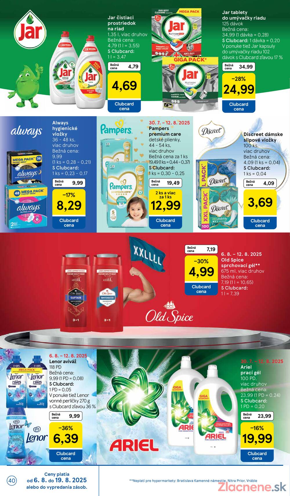 Leták Tesco - Tesco malé hypermarkety od 6.8. do 12.8.2025 - strana 40 Leták Tesco - Tesco malé hypermarkety od 6.8. do 12.8.2025 - strana 40