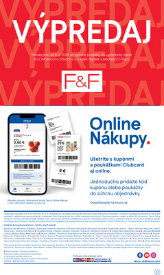 Tesco malé hypermarkety od 6.8. do 12.8.2025