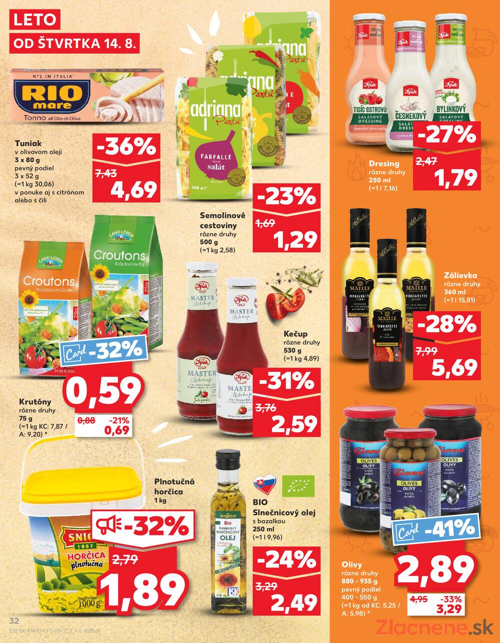 Leták Kaufland - Kaufland 14.8. - 20.8. - Kaufland Brezno - strana 32