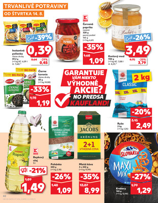 Kaufland 14.8. - 20.8. - Kaufland Dubnica nad Váhom