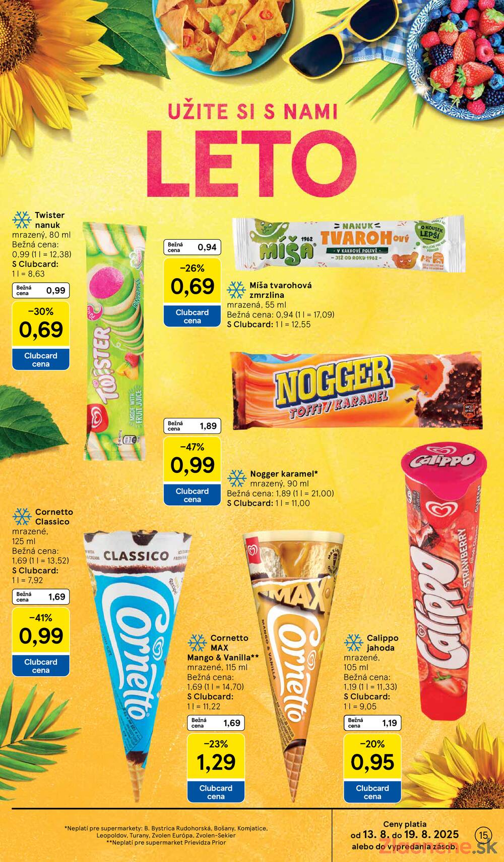 Leták Tesco - Tesco supermarkety od 13.8. do 19.8.2025 - strana 15