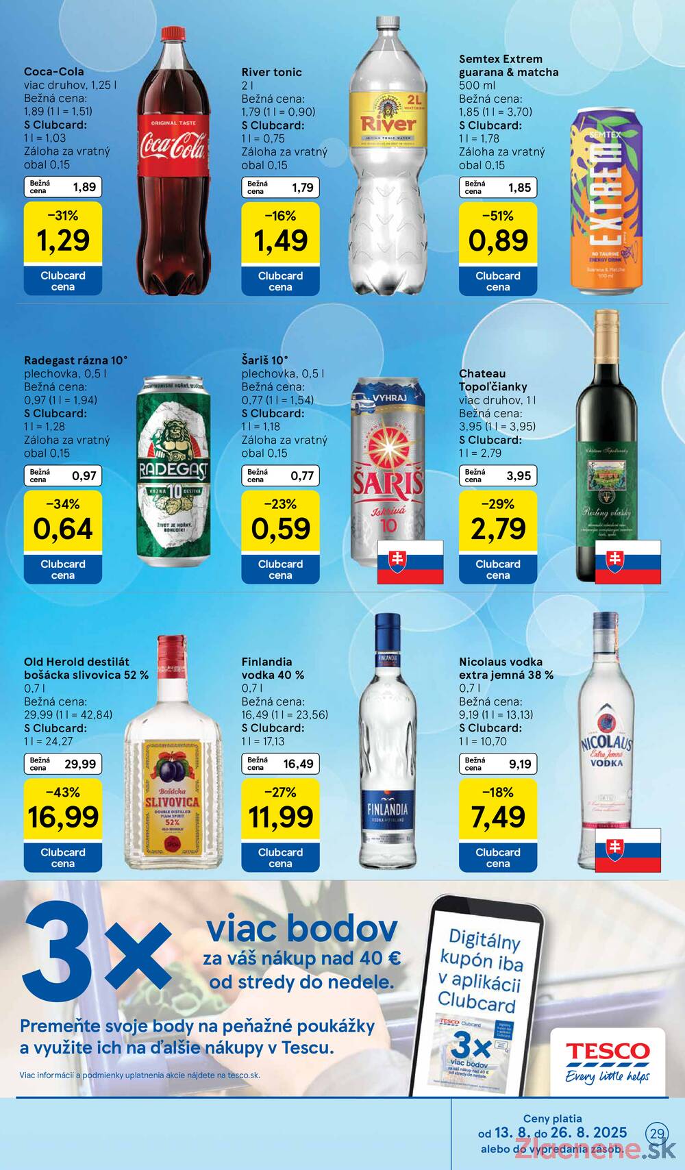 Leták Tesco - Tesco malé hypermarkety od 13.8. do 19.8.2025 - strana 29