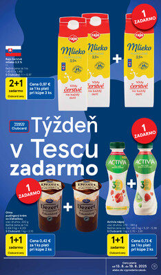 Tesco malé hypermarkety od 13.8. do 19.8.2025