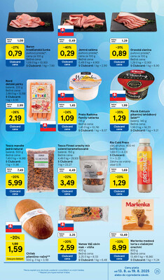 Tesco malé hypermarkety od 13.8. do 19.8.2025