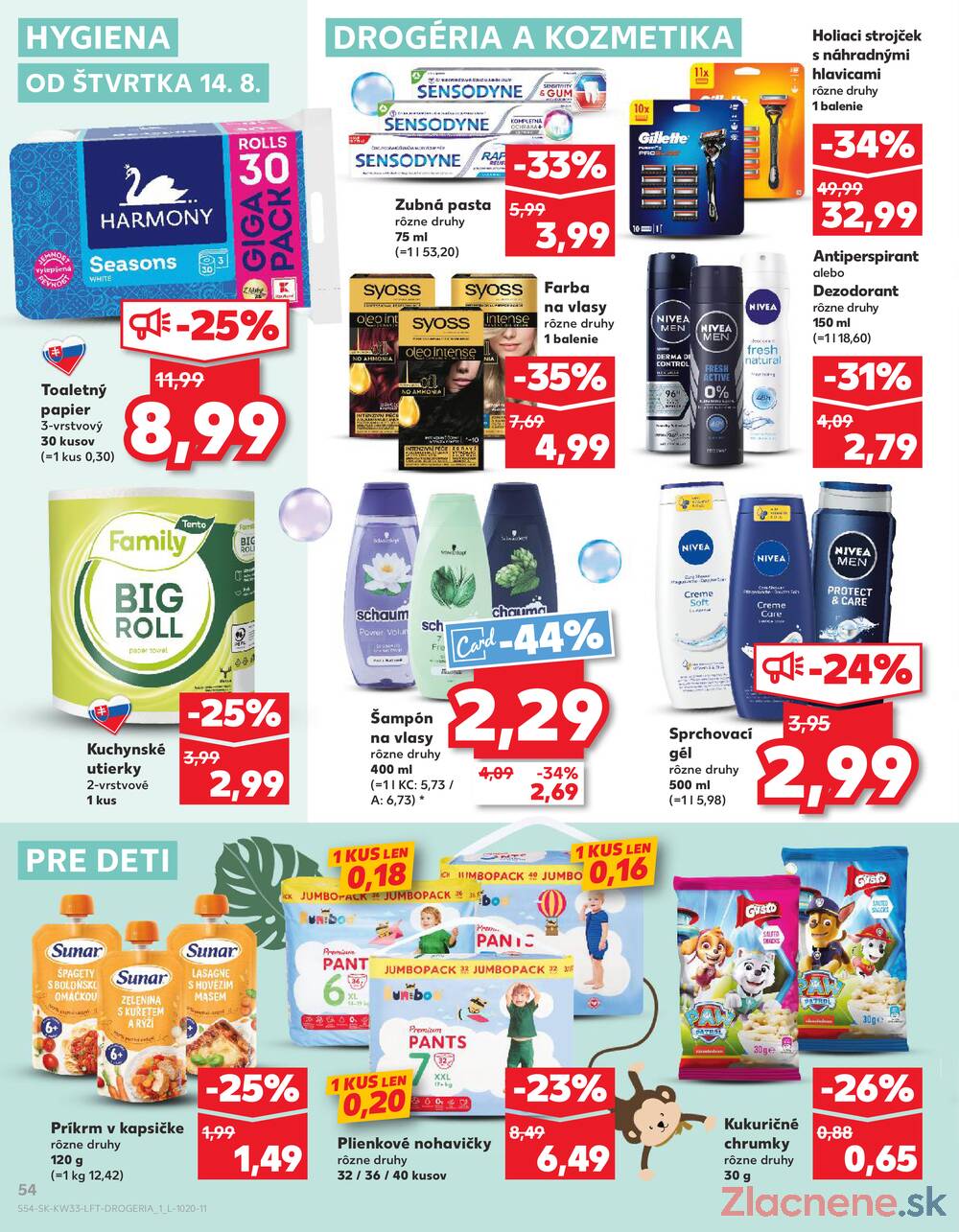 Leták Kaufland - Kaufland 14.8. - 20.8. - Kaufland Stará Ľubovňa - strana 54