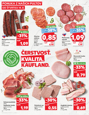 Kaufland 14.8. - 20.8. - Kaufland Stará Ľubovňa