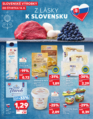 Kaufland 14.8. - 20.8. - Kaufland Rožňava