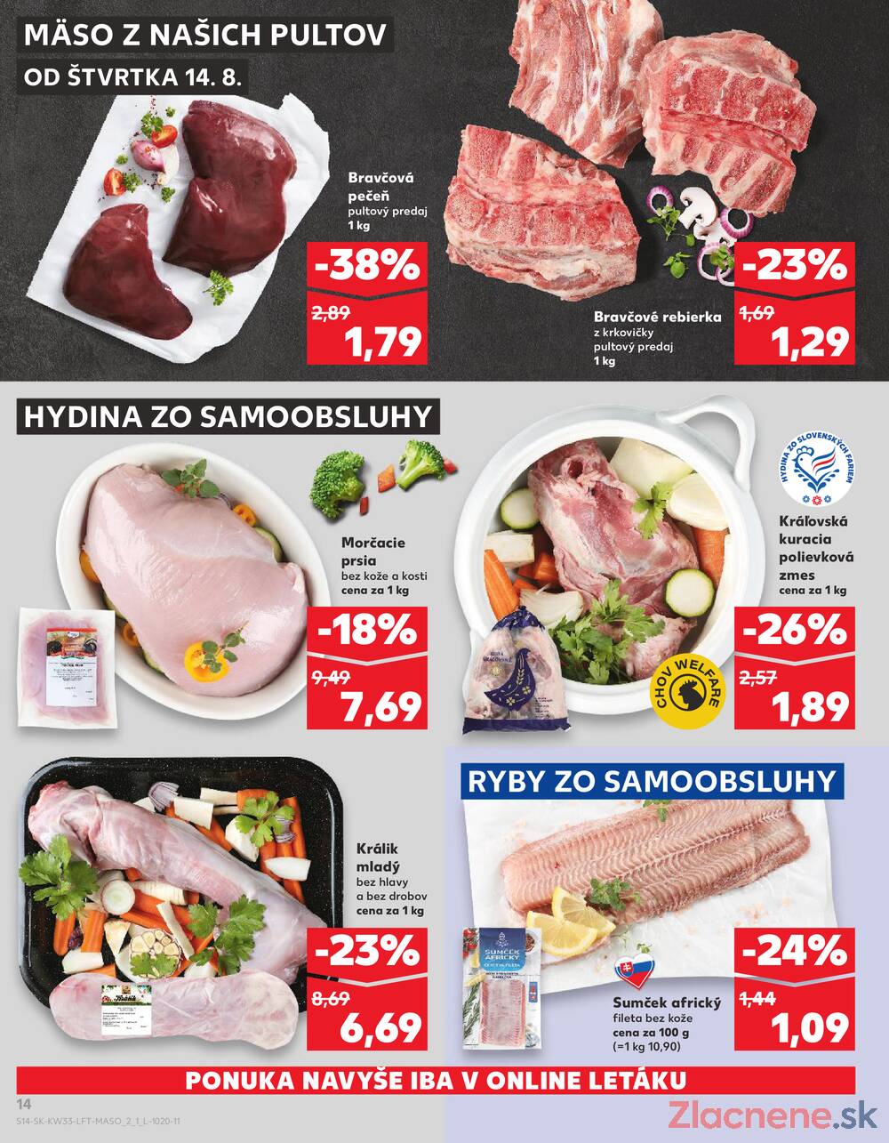 Leták Kaufland - Kaufland 14.8. - 20.8. - Kaufland Trnava - Nová ul. - strana 14