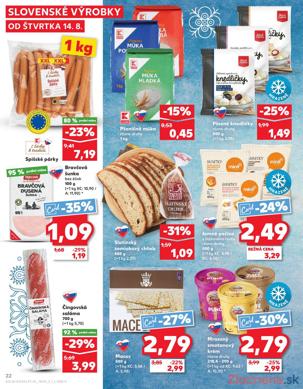 Leták Kaufland - Kaufland 14.8. - 20.8. - Kaufland Trnava - Nová ul. - strana 22