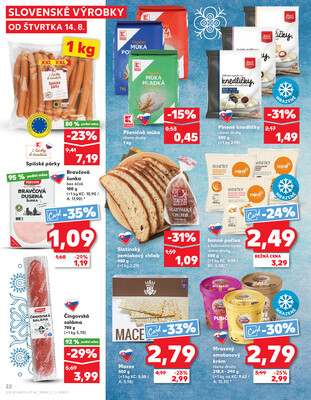Kaufland 14.8. - 20.8. - Kaufland Prešov - Sekčov 