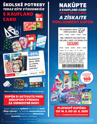 Kaufland 14.8. - 20.8. - Kaufland (Kasárenská, Šamorín)
