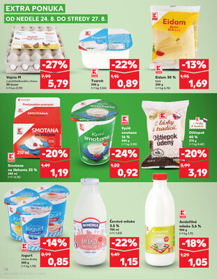 Kaufland 21.8. - 27.8. - Kaufland Tvrdošín