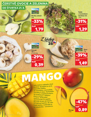 Kaufland 21.8. - 27.8. - Kaufland Brezno