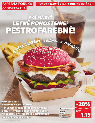 Kaufland 21.8. - 27.8. - Kaufland Bytča