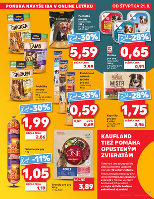 Kaufland 21.8. - 27.8. - Kaufland Bytča