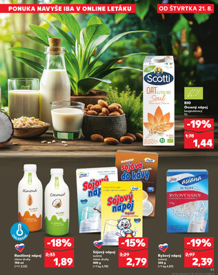 Kaufland 21.8. - 27.8. - Kaufland Spišská Nová Ves