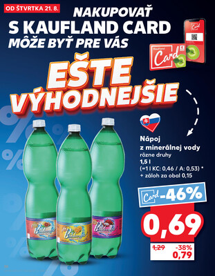 Kaufland 21.8. - 27.8. - Kaufland Humenné