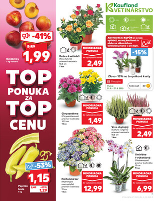 Kaufland 21.8. - 27.8. - Kaufland Vranov nad Topľou