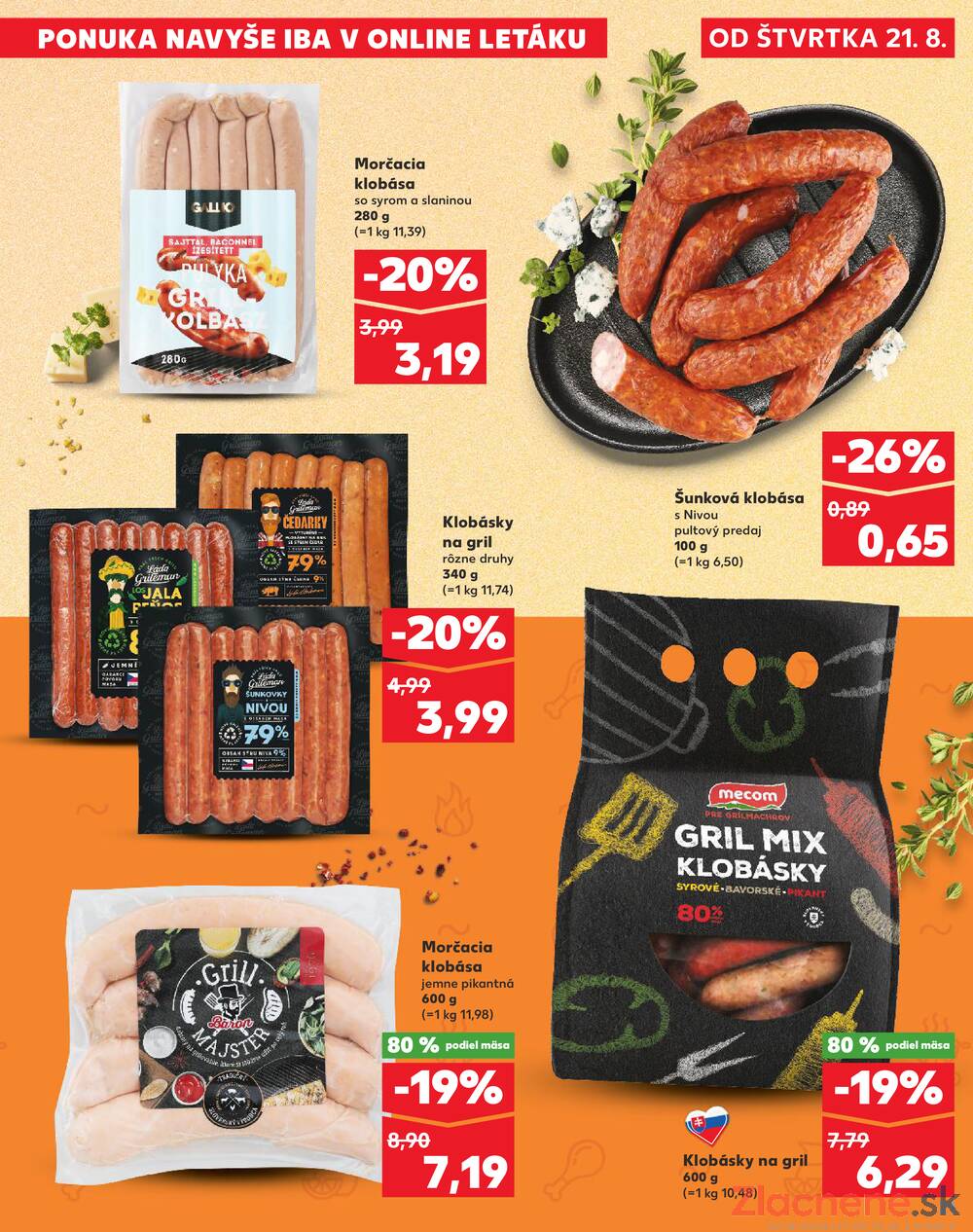 Leták Kaufland - Kaufland 21.8. - 27.8. - Kaufland Rimavská Sobota - strana 21