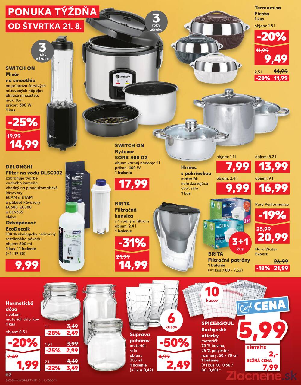Leták Kaufland - Kaufland 21.8. - 27.8. - Kaufland Stará Ľubovňa - strana 62