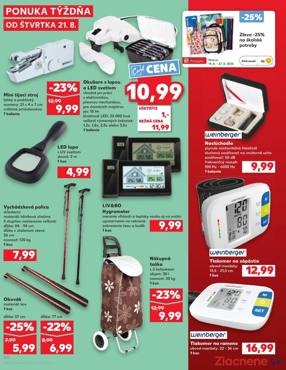 Leták Kaufland - Kaufland 21.8. - 27.8. - Kaufland Rožňava - strana 64