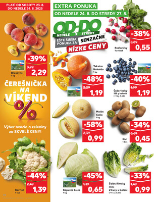 Kaufland 21.8. - 27.8. - Kaufland Rožňava