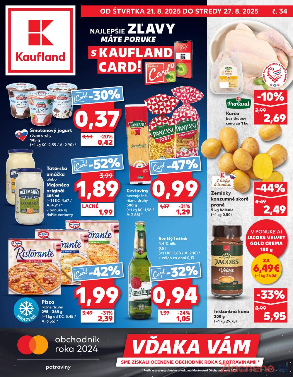 Leták Kaufland - Kaufland 21.8. - 27.8. - Kaufland Svidník - strana 1