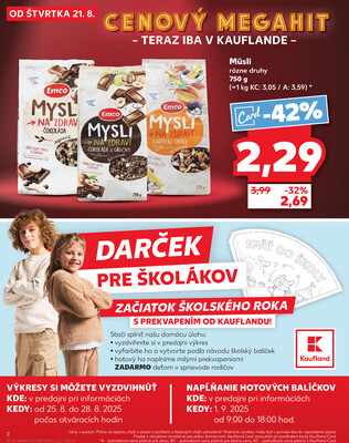 Kaufland 21.8. - 27.8. - Kaufland Svidník