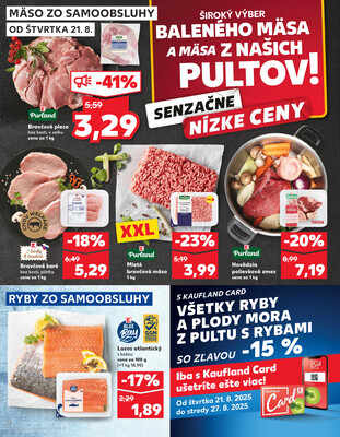 Kaufland 21.8. - 27.8. - Kaufland Svidník