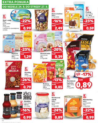 Kaufland 21.8. - 27.8. - Kaufland Svidník