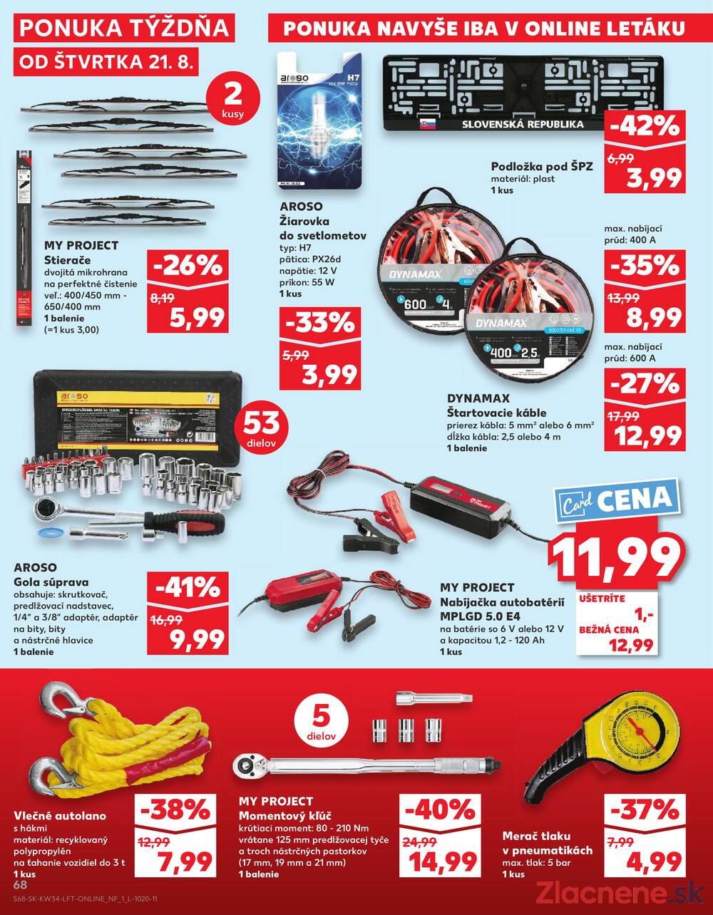 Leták Kaufland - Kaufland 21.8. - 27.8. - Kaufland Veľký Meder - strana 68
