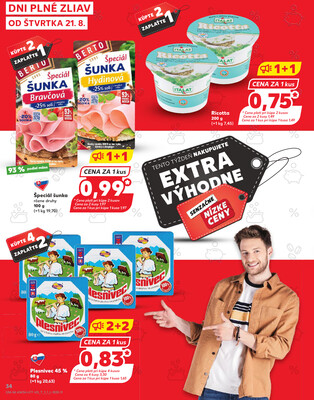 Kaufland 21.8. - 27.8. - Kaufland Topoľčany