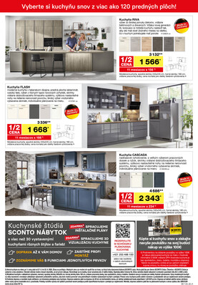 Sconto nábytok od 27.8. do 23.9.2025