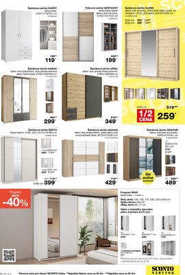 Sconto nábytok od 27.8. do 23.9.2025