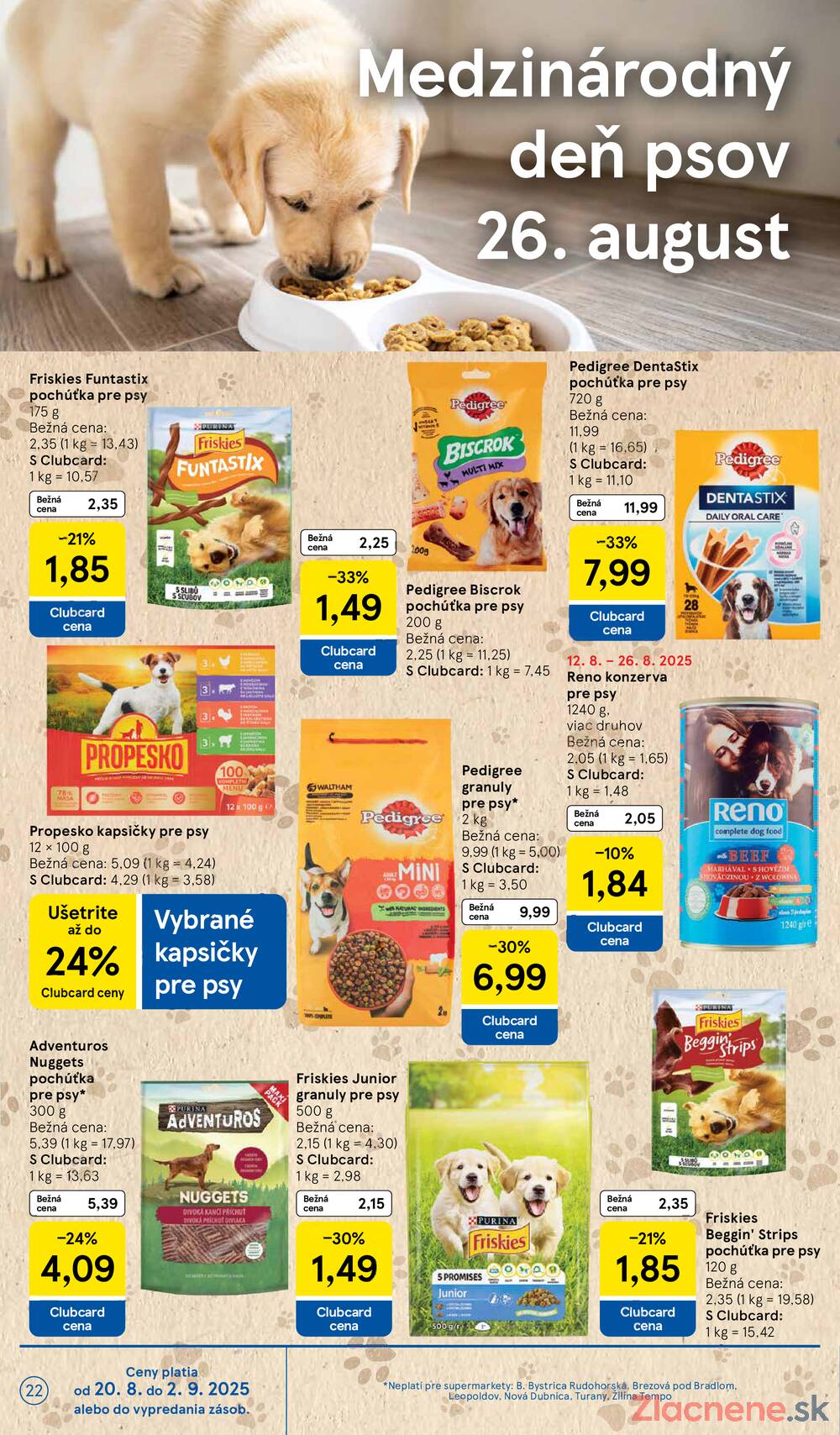Leták Tesco - Tesco supermarkety od 20.8. do 26.8.2025 - strana 22