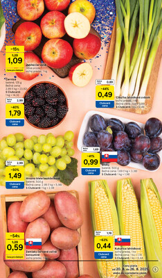Tesco malé hypermarkety od 20.8. do 26.8.2025