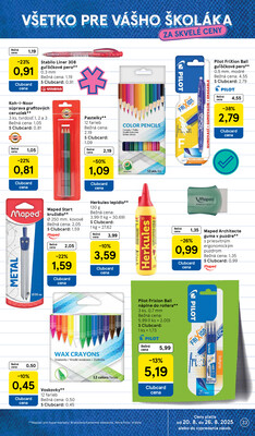 Tesco malé hypermarkety od 20.8. do 26.8.2025