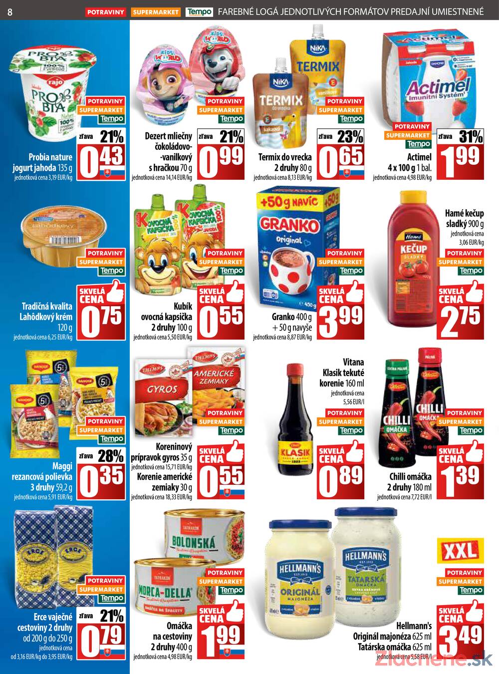 Leták COOP Jednota Slovensko - COOP do 27.8. - strana 8